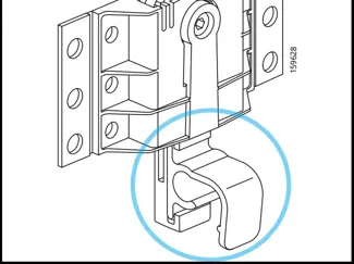 IKEA BEHJÄLPLIG bottom hinge