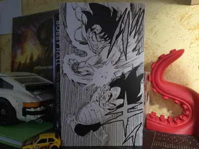 Dragon Ball Z - Goku vs Vegeta Fight HueForge