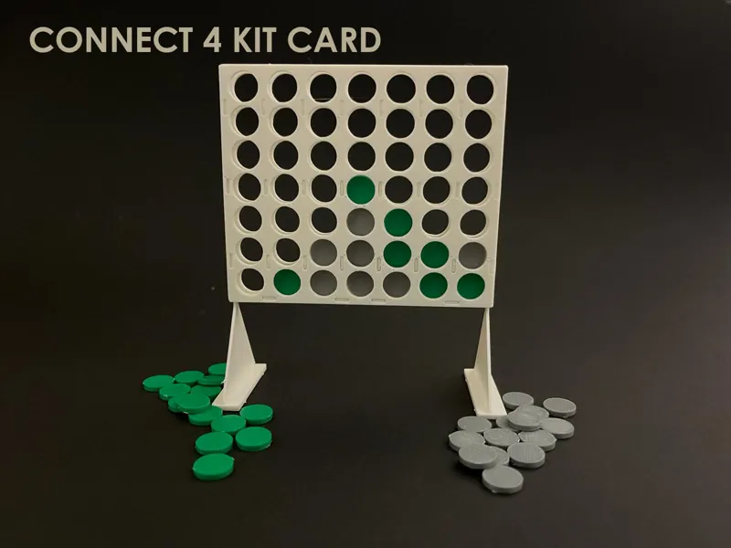 Connect 4 / 4 Gewinnt Kit Card