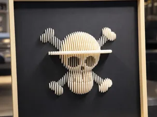 One Piece Layered Sculpture