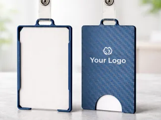 Slim ID Card Holder for 1 or 2 Cards Badge