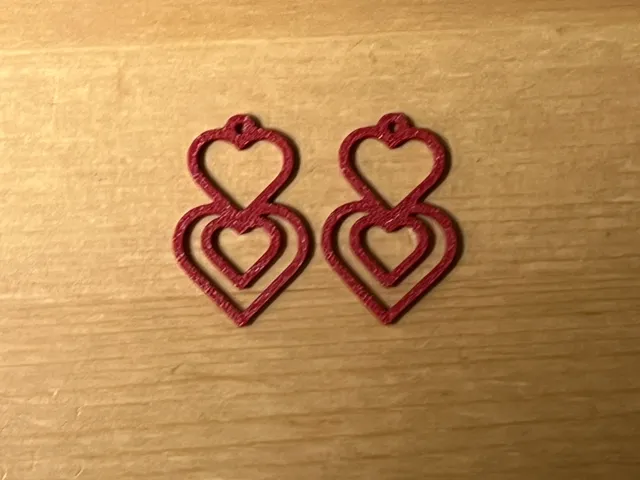 heart earrings