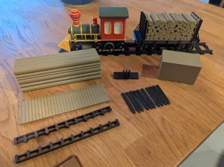 Flat Deck Train Car for Ultimate Christmas Train