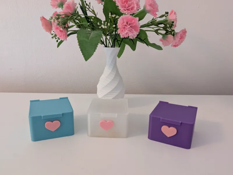 Trinket Box with hinged lid (NO AMS)