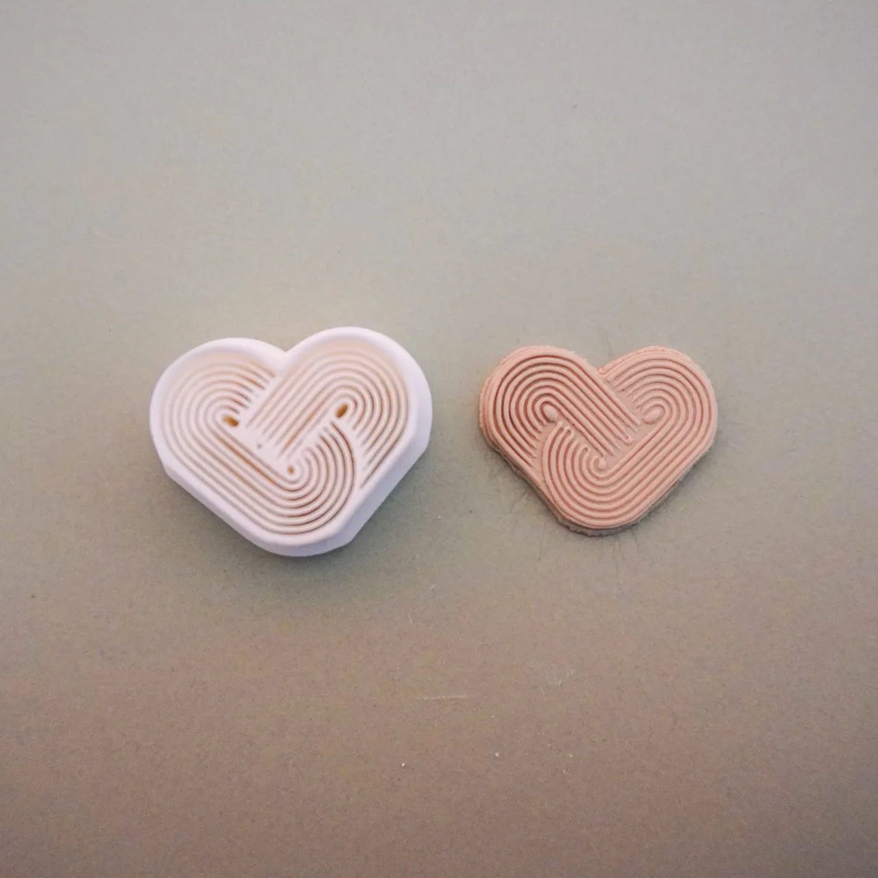 Heart Polymer Clay Cutter For Earrings Necklaces view 3