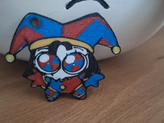 Pomni cute keychain