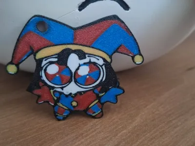 Pomni cute keychain