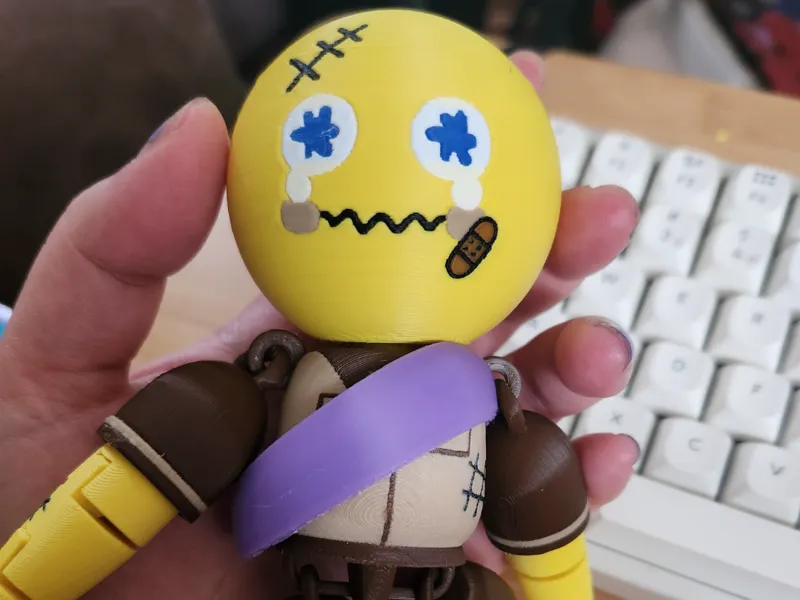 SASH AND BADGE ONLY for Peak Puppet or keychain
