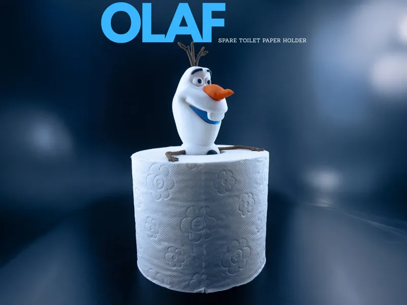 Olaf - Spare Toilet Paper Holder