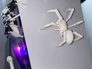 Aranhas com patas magnetica.