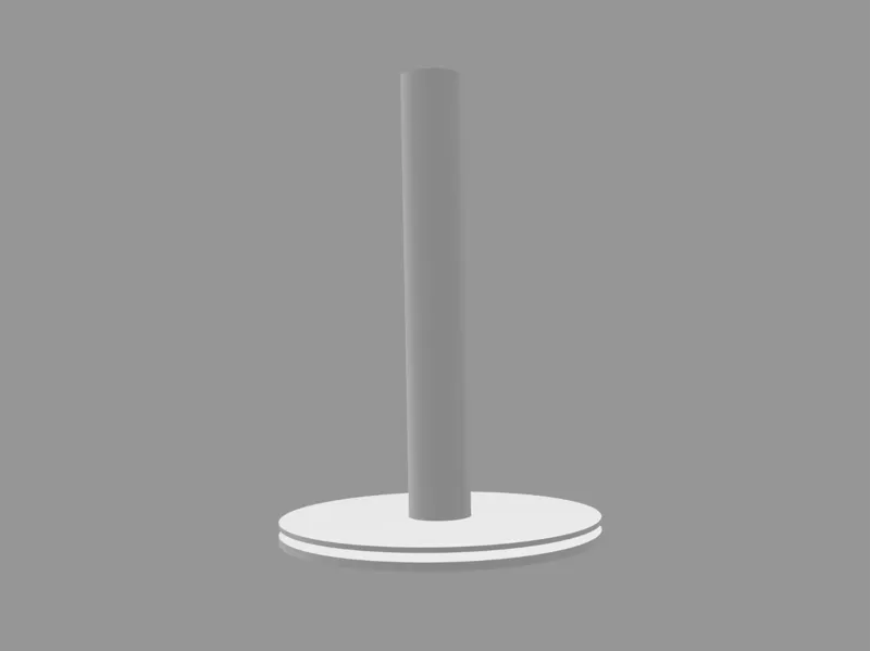 Large Paper towel holder with disc