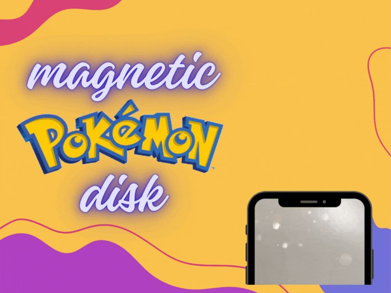 magnetic pokeball disk