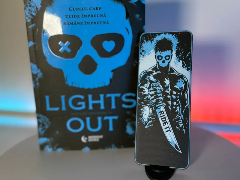 LIGHTS OUT bookmark Josh RIDE IT dark romance