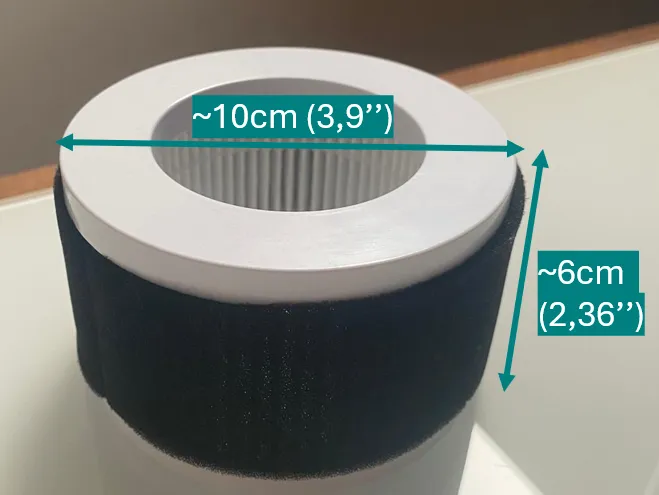 Air filter for P1S/X1C view 4
