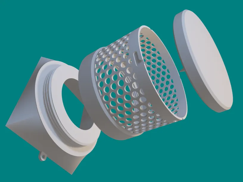 Air filter for P1S/X1C view 2
