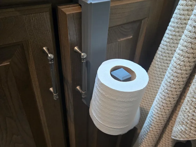 Vertical Toilet Paper Mount