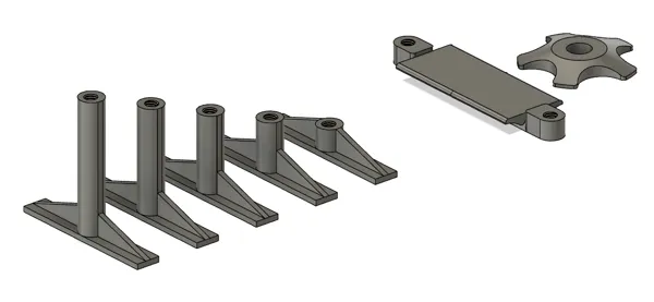 Supports de rampe échelle N