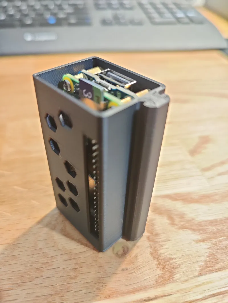 Raspberry Pi Zero Waveshare USB hat hub (B) case v-slot profile