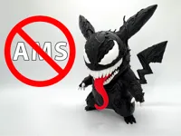 Venomized Pikachu Multicolor and Multipart NO AMS NEEDED