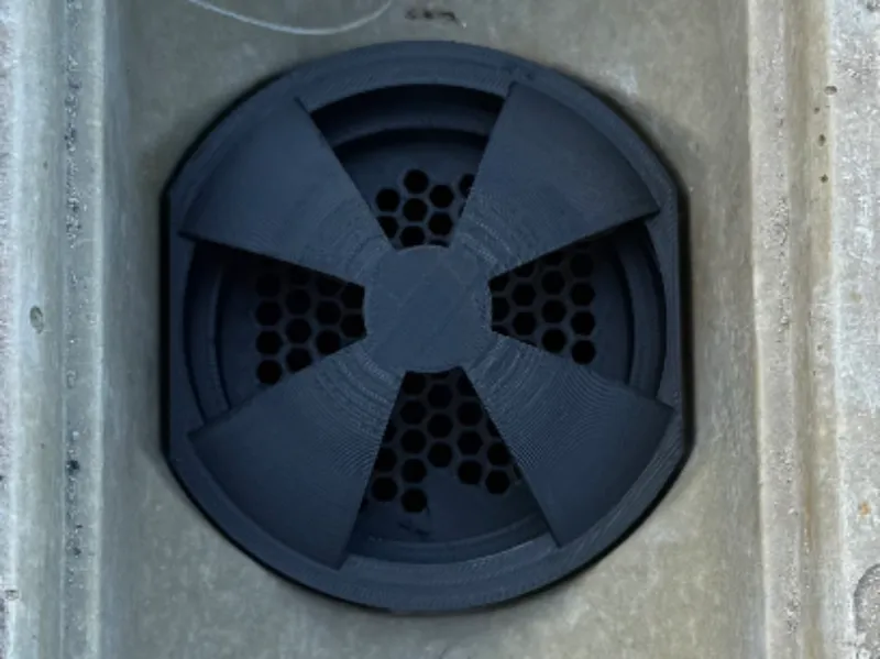 Drain grate for a drive-over gutter (ACO EL 2.0)