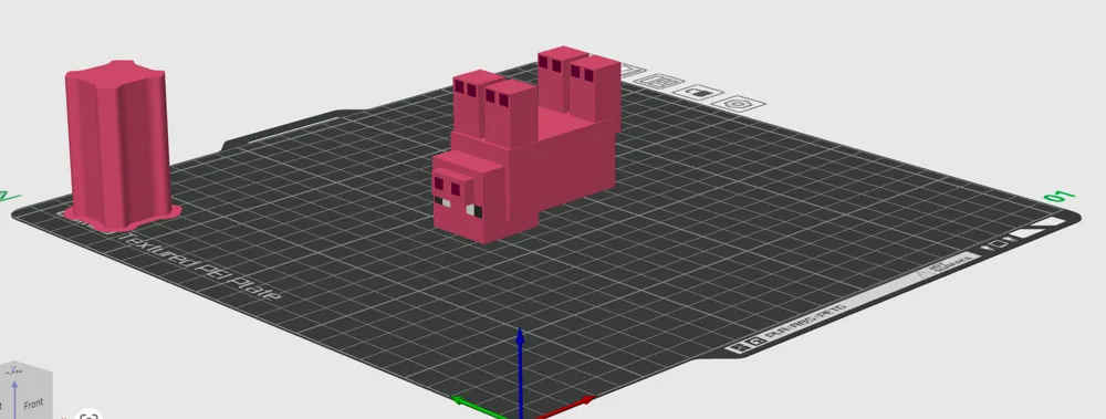 Pixel Pig - Free 3D Print Model - MakerWorld