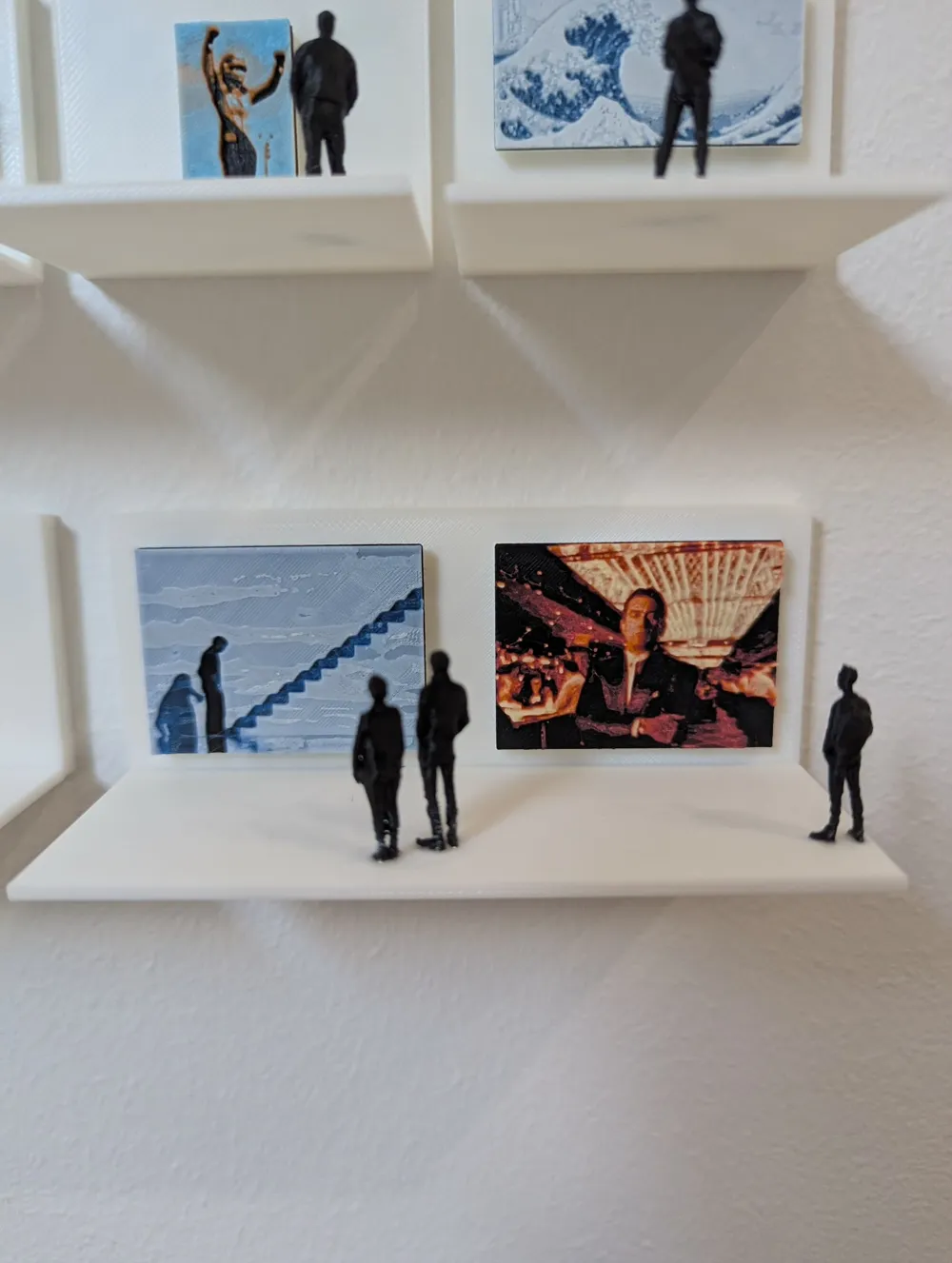 Miniature Art Gallery Set Walls And Art Free 3D Print Model Miniature Art Gallery Set Walls And Art Free 3D Print Model
