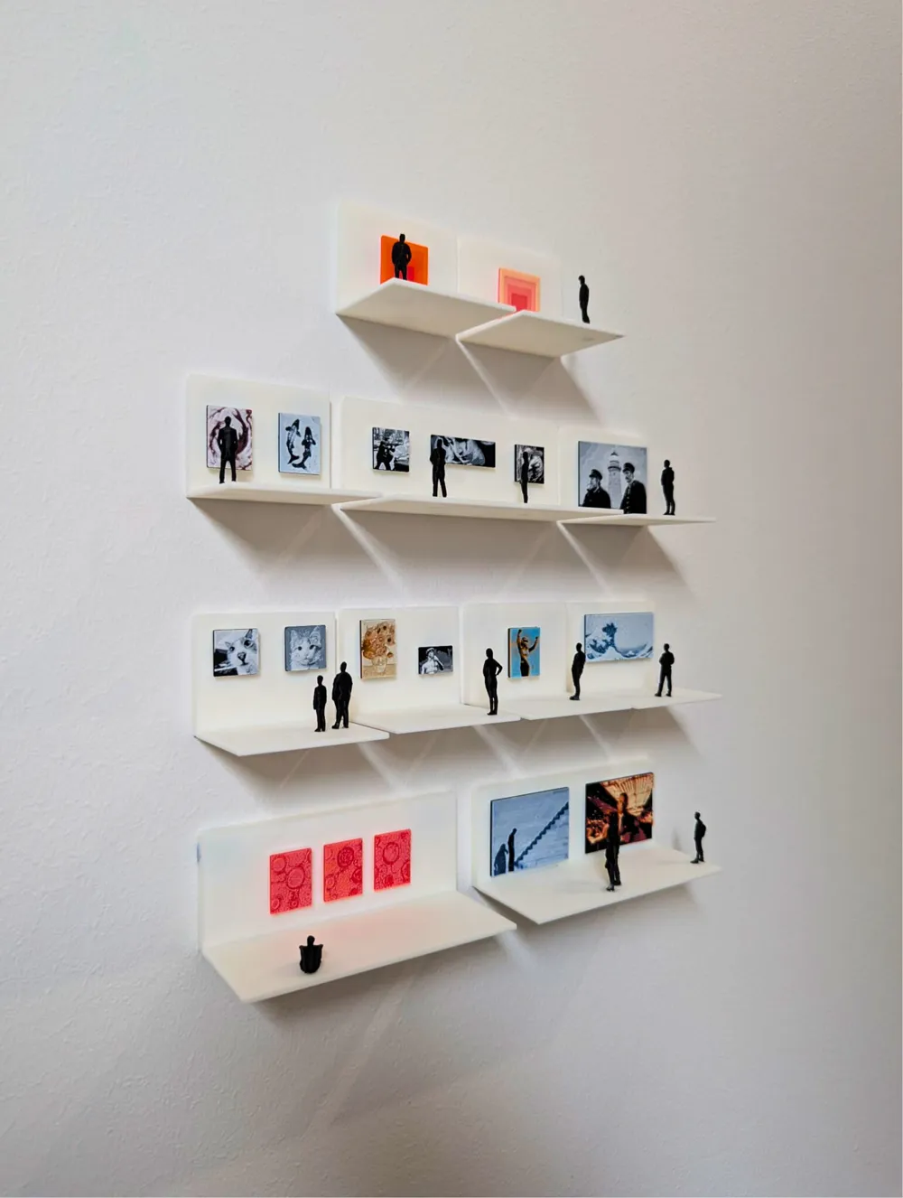 Miniature Art Gallery Set Walls And Art Free 3D Print Model Miniature Art Gallery Set Walls And Art Free 3D Print Model