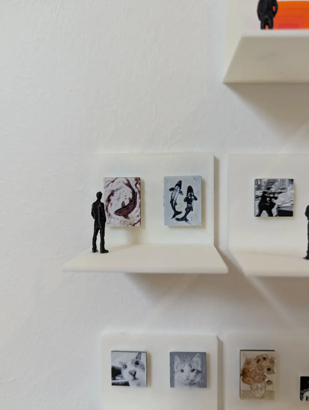 Miniature Art Gallery Set Walls And Art Free 3D Print Model Miniature Art Gallery Set Walls And Art Free 3D Print Model