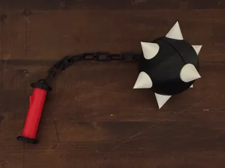 Articulated Lumi Mace Weapon from Brawl Stars