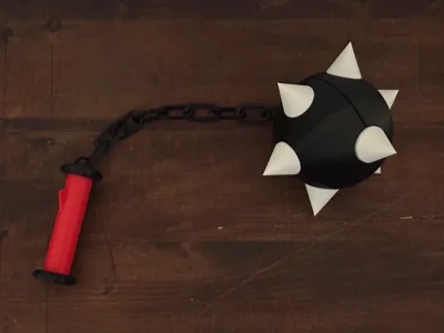 Articulated Lumi Mace Weapon from Brawl Stars