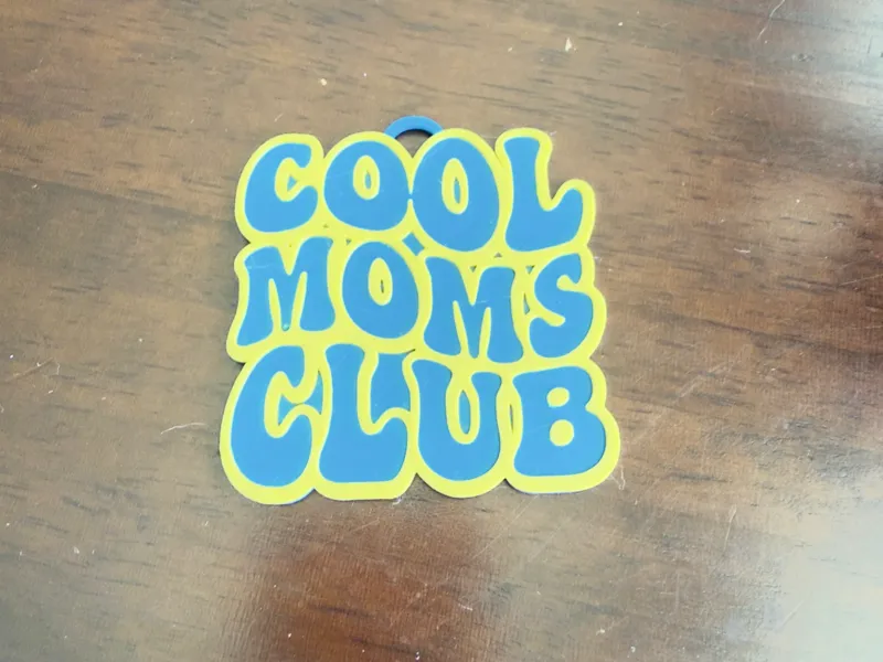 Cool mums club keychain 