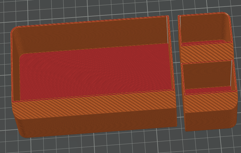 Miniatura 5 do modelo 3D 一体打印自由搭配零件收纳盒
