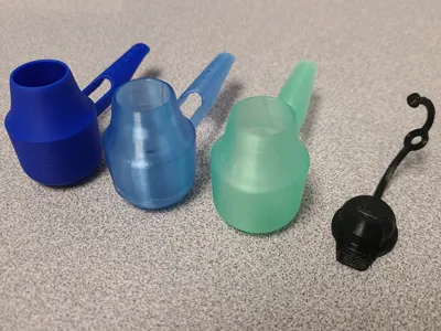 "T Fuel" Drink Powder Scooper w/ Funnel and Plug