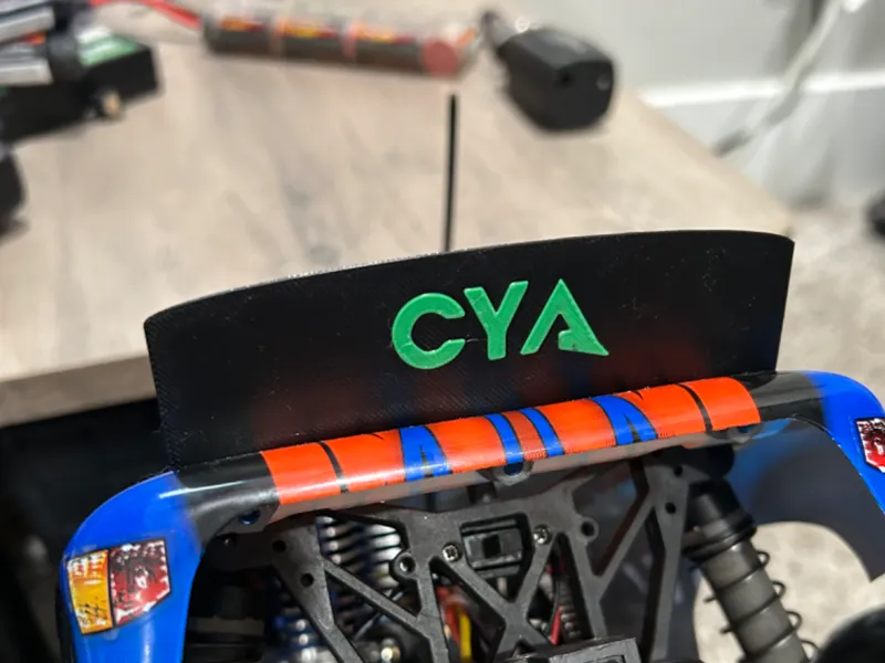Traxxas Rustler Wing - CYA!