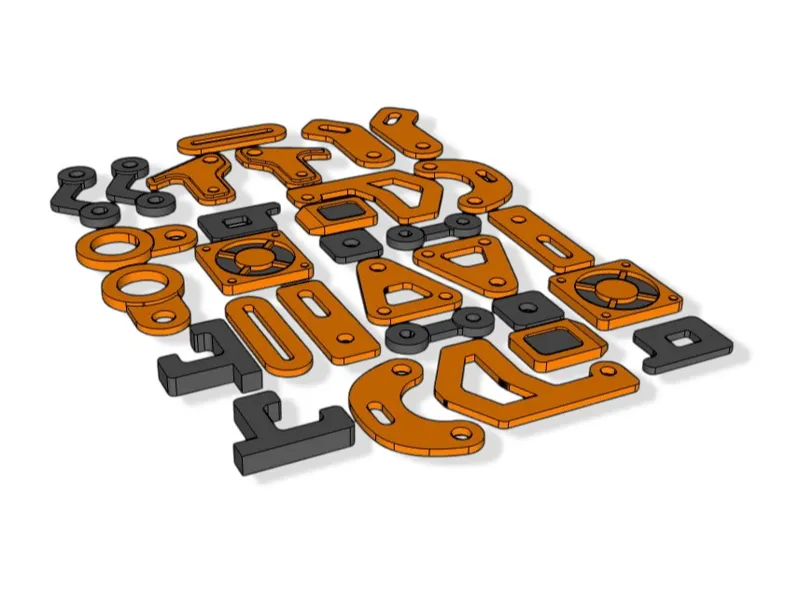 Kitbash V2 – Modular Sci-Fi Parts Kit
