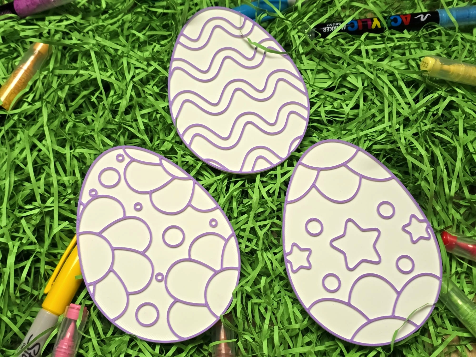 Ostern Coloring Egg Pack Craft Creative