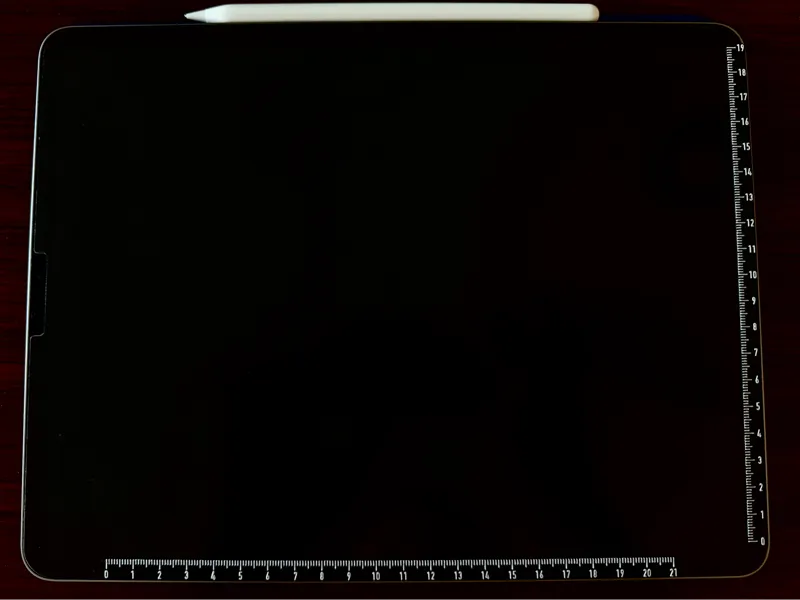 rulers for iPad Pro 12,9" - A1 Mini no AMS