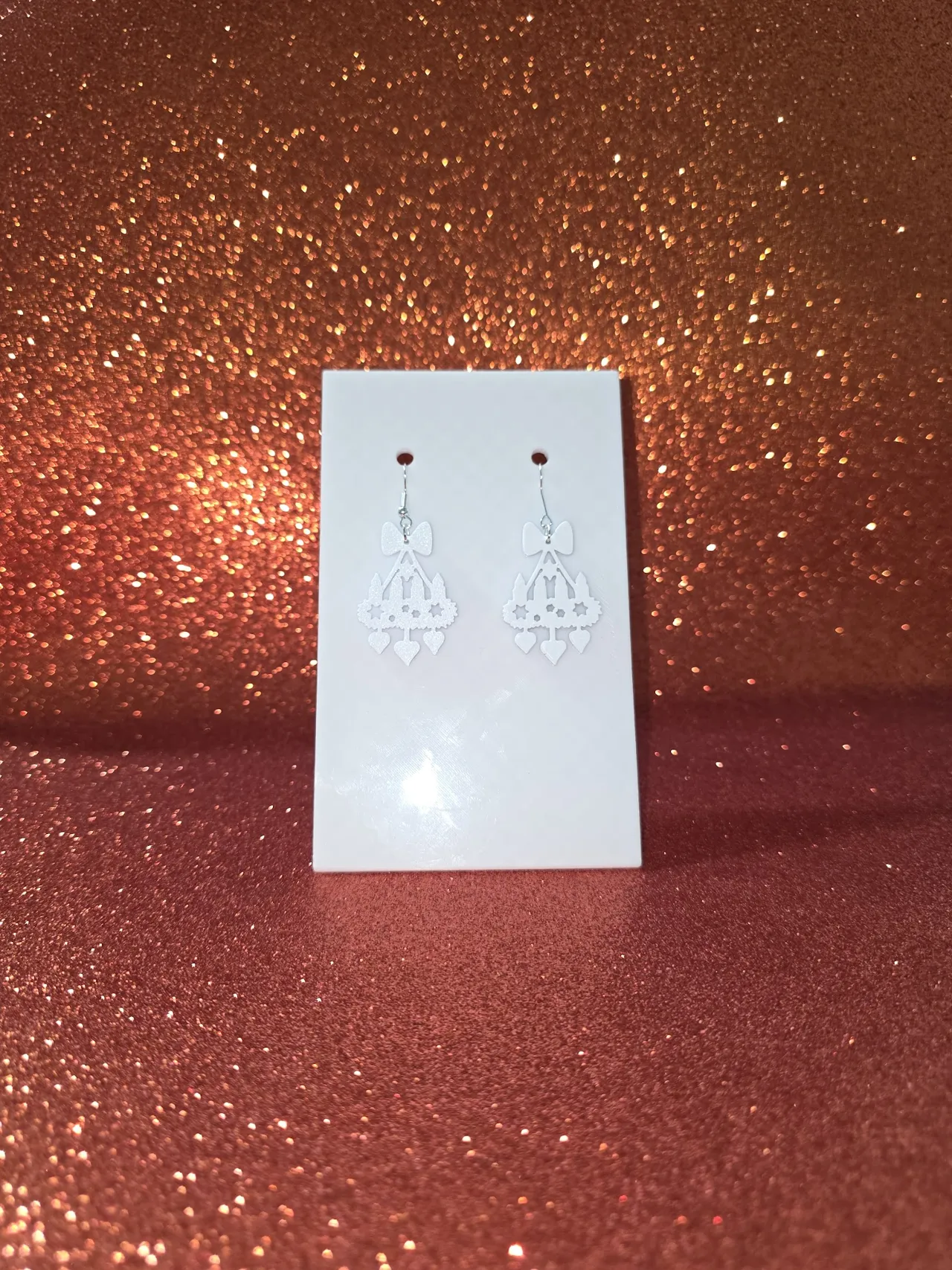 Another Christmas decoration earrings view 2