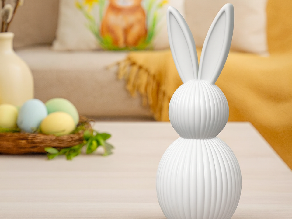 Hasenbruder - schlanker Hase mit flauschigen Ohren