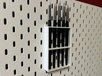 Supporto per pennelli in silicone per IKEA Skadis