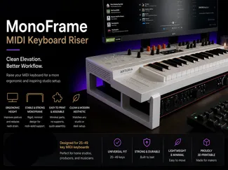 MonoFrame Minimal MIDI Keyboard Riser Stand 37-Key