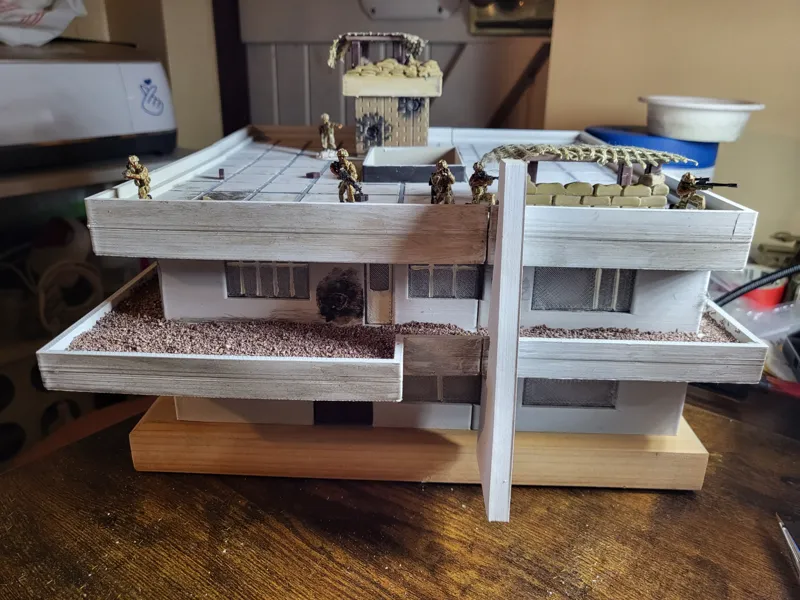 Cimic House Diorama - Iraq 2004