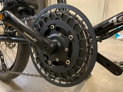 Snap fit Tongsheng TSDZ2 chain guard