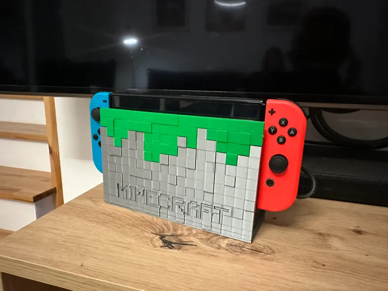 Nintendo Switch OLED Minecraft Cover - no AMS