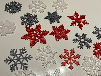 Elegant Christmas Snowflakes 2 Decoration