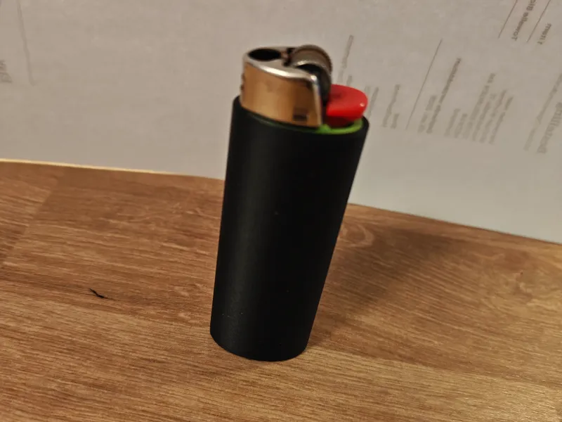 Blank bic lighter sleeve slim