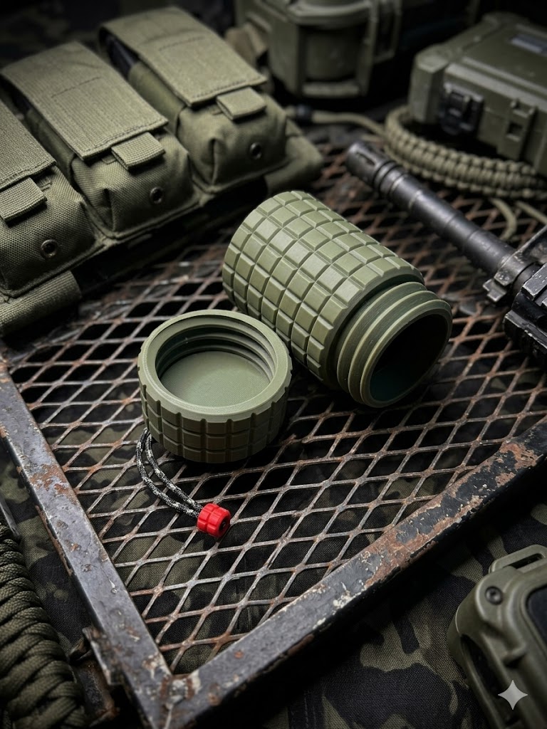 Miniatura 1 do modelo 3D Rugged Container- Frag Pattern