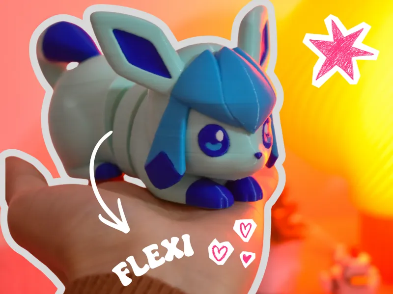 Flexi Glaceon - Pokemon