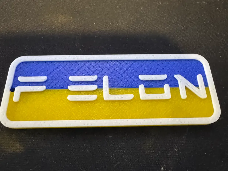 F Elon keychain 