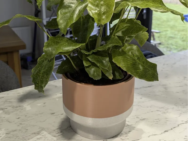 Two Tone Plant Pot